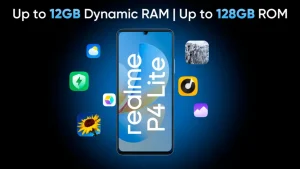 realme P4 Lite (Sea Blue, 128 GB) (4 GB RAM)